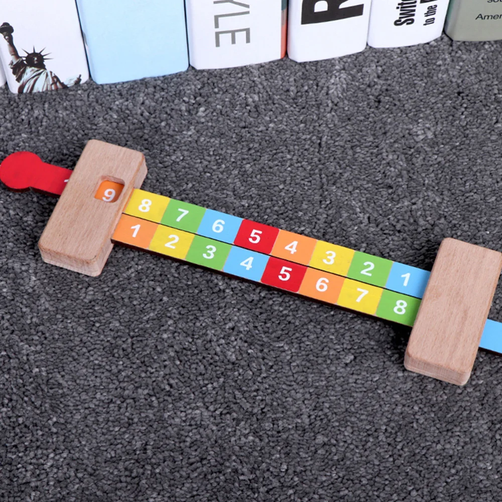 

Numbers Decomposition Ruler Wooden Math Toys Education Numbers Matching