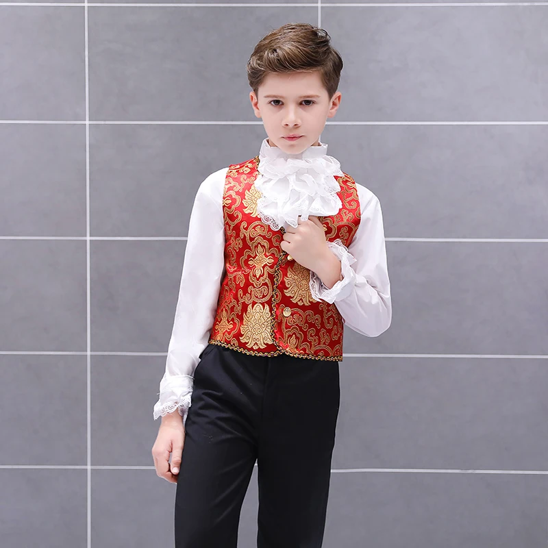 Новогодний костюм для мальчиков Детский винтажный карнавальный в европейском