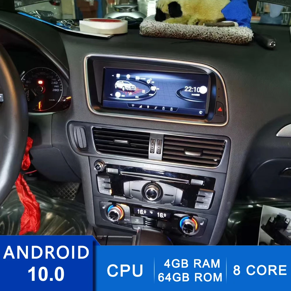 8 дюймовый 4 ГБ ОЗУ Android 10 аудио экран для AUDI Q5 2015 2011 стерео Bluetooth громкая связь Wifi