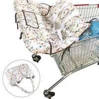 hot baby children portable shopping cart cover pad baby shopping push cart protection cover safety seats for kids multifunction