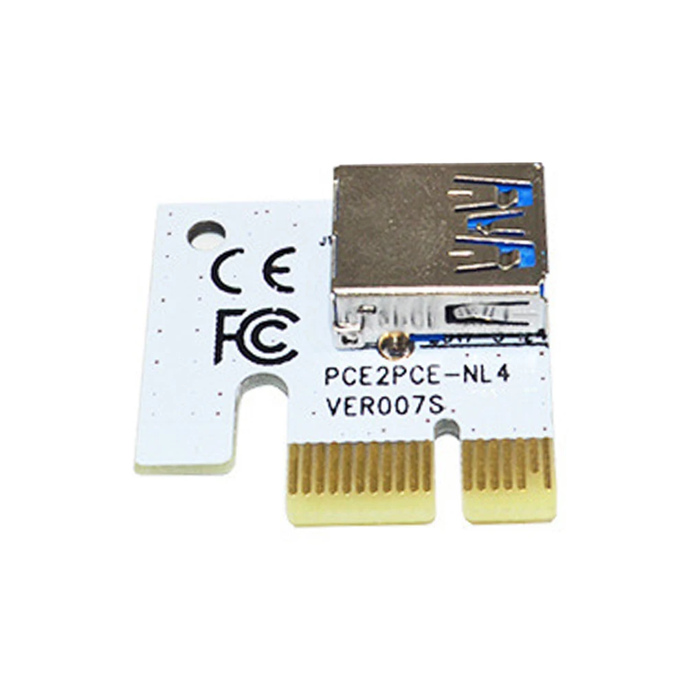 

Pro PCI Express Adapter PCI-E 1X to 16X Graphics Card Extender Card for Bitcoin BTC Miner Accessories