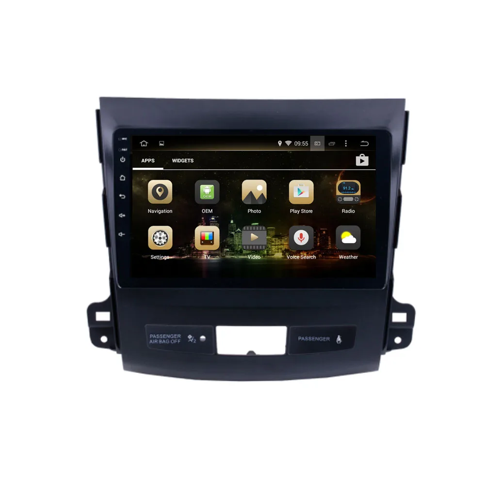 Android 9 0 Восьмиядерный PX6/PX5/PX30 подходит для MITSUBISHI OUTLANDER 2005-2012 автомобильный dvd-плеер