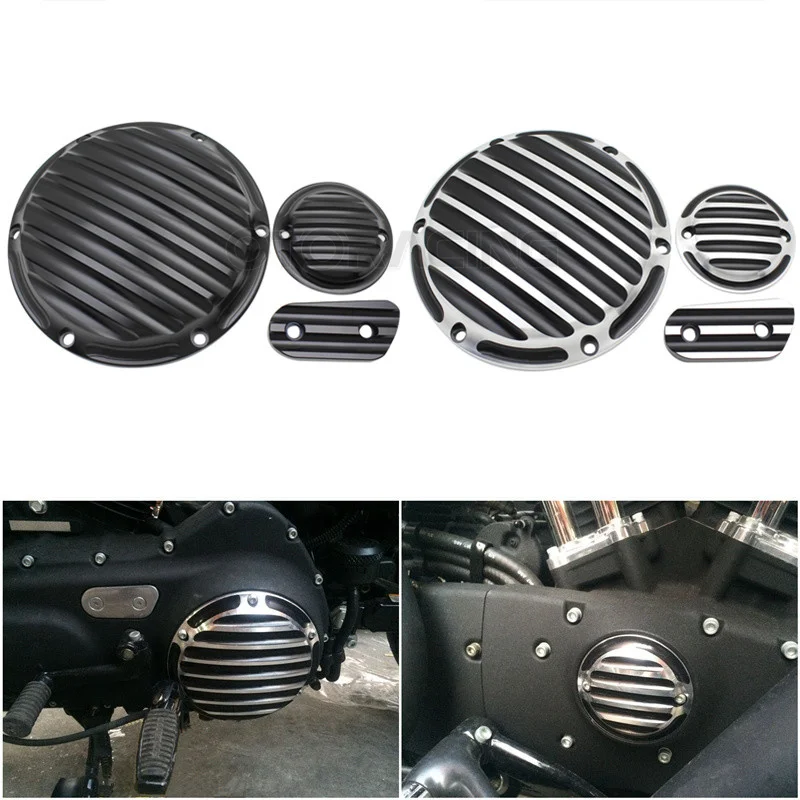 Чехол для мотоцикла Дерби таймер таймера чехол проверки Harley Sportster 883 1200 XL 72 Nightster