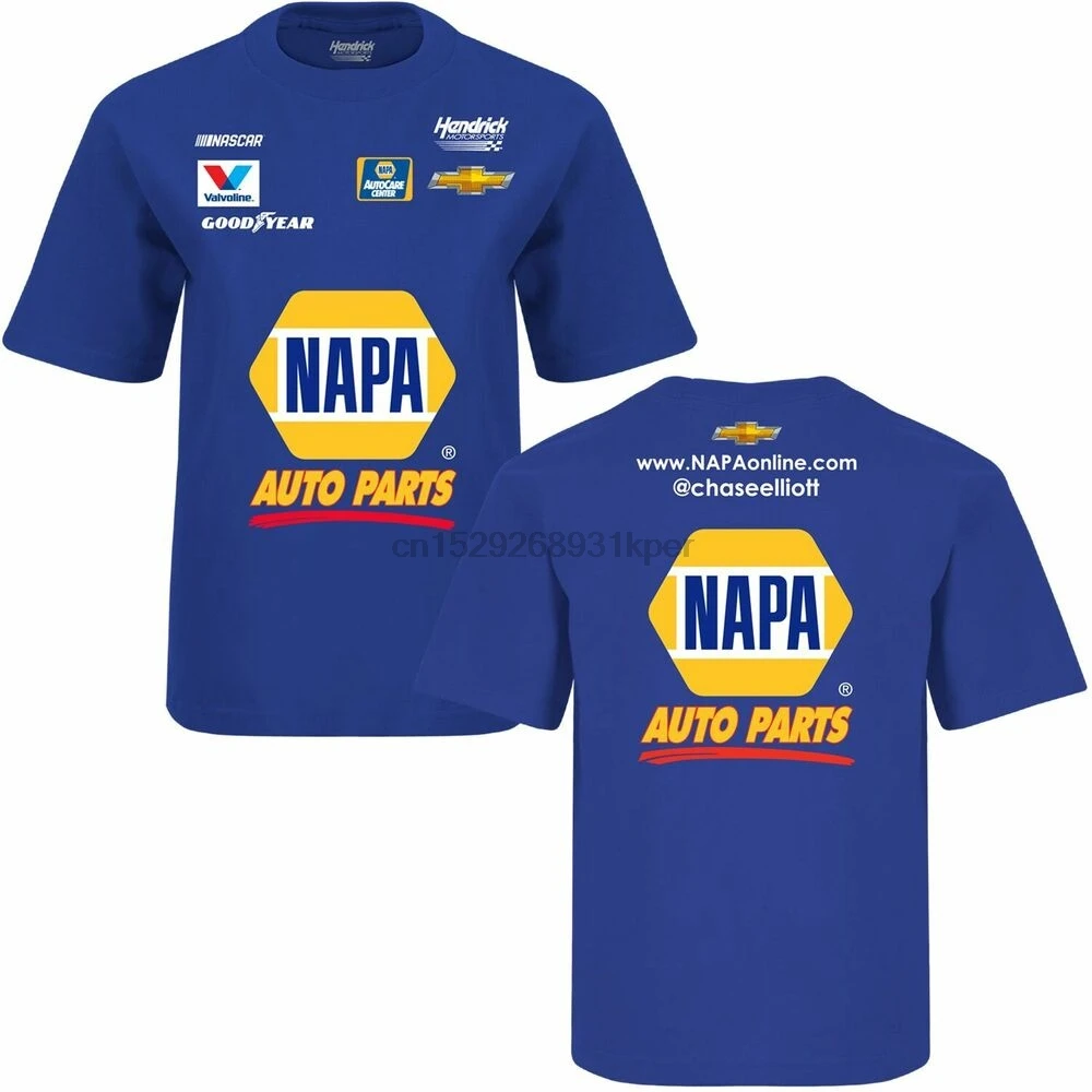 

CHASE ELLIOTT #9 YOUTH NAPA UNIFORM BLUE COTTON TEE SHIRT