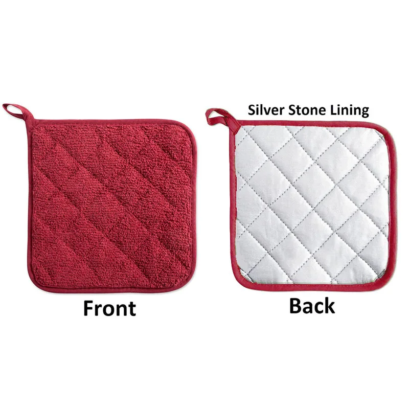 2 шт. Прихватки термостойкие хлопковый коврик Нескользящая прихватка подушки