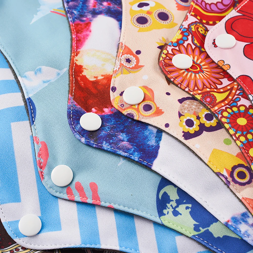 

1pc Bamboo Cotton Women Sanitary Napkin Washable Mama Menstrual Pads Soft Panty Liner Reusable Sanitary Cloth Feminine Care