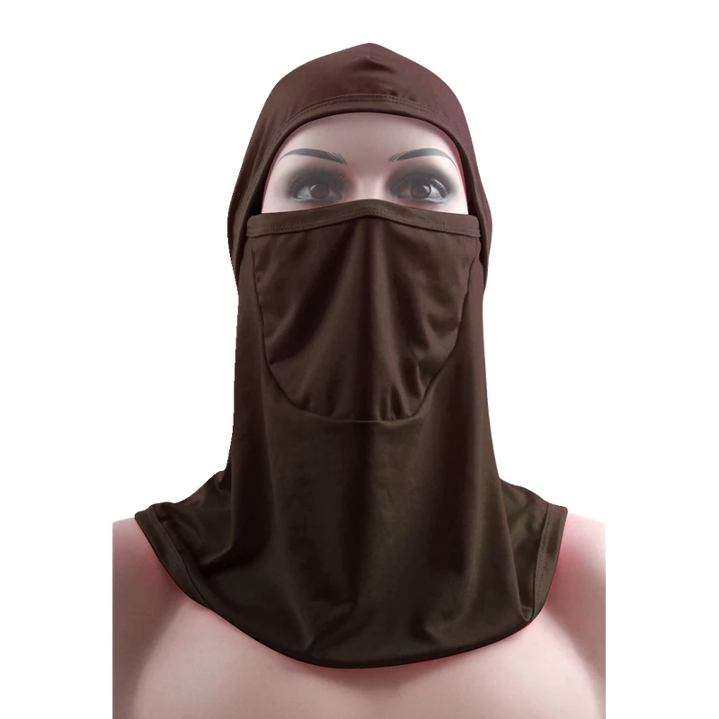 Женский хиджаб с полным покрытием burka мусульманский мгновенный шарф шапка