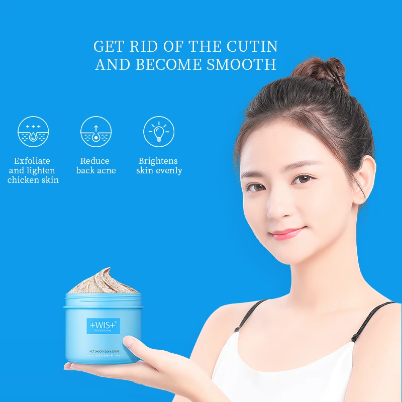 WIS 250 г Гладкий шелковистый скраб никотинамид уход за кожей отбеливание ремонт
