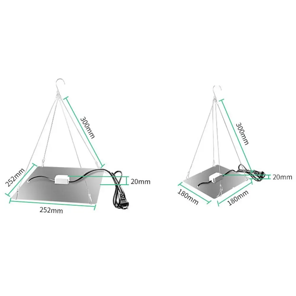 

265V LED Grow Light Phytolamp For Plants 2835 Lamp Beads Quantum Board Growth Lighting Full Spectrum Hydroponics Plant Lamp