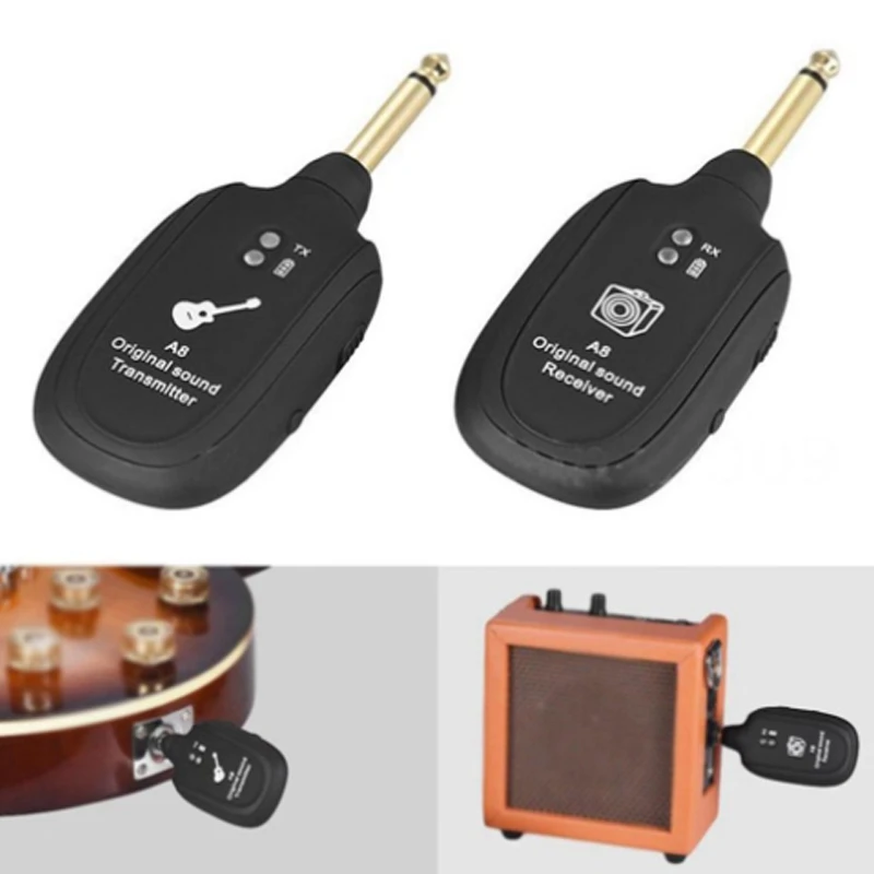

2 шт./комплект, беспроводной передатчик для электрогитары