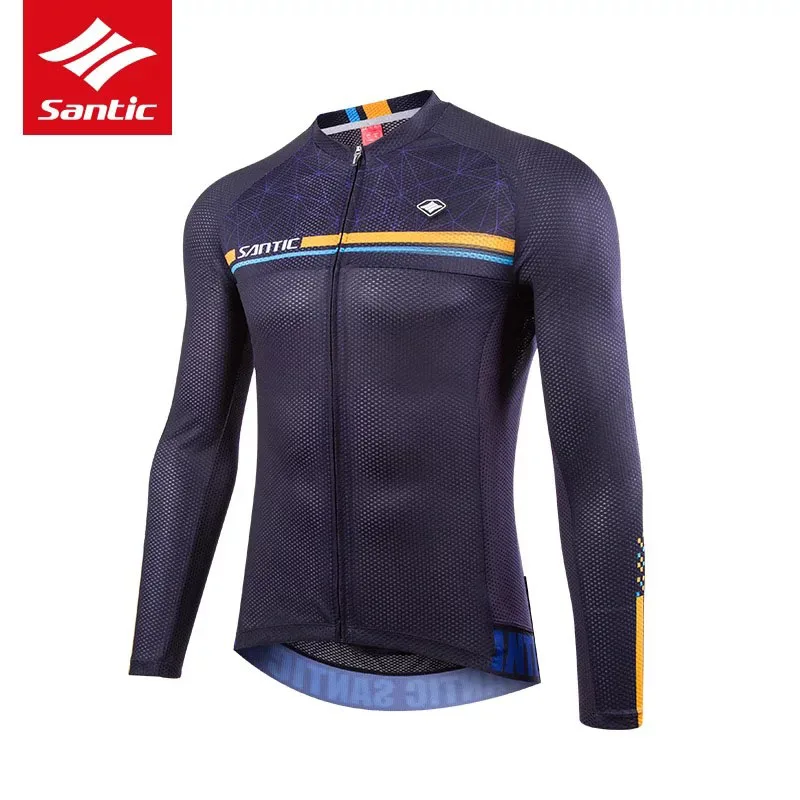 

Santic Summer Men's Cycling Bike Jersey Long Sleeve