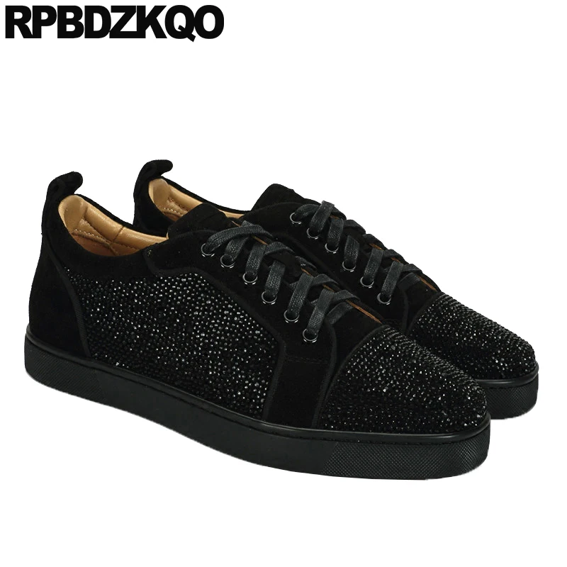 Большой Размеры черный Китай (материк) обувь на плоской подошве Дизайнерская