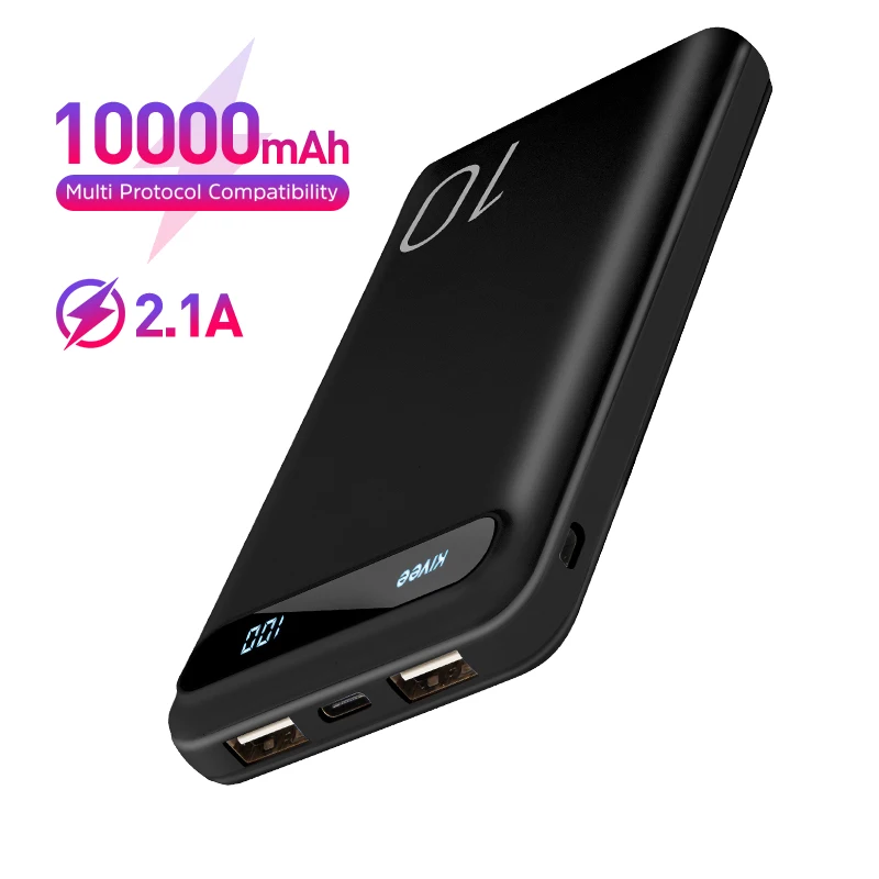 

Power Bank 10000mAh Portable Fast Charging Power Bank 10000 mAh USB PoverBank External Battery Charger For Xiaomi Mi 9 iPhone 12