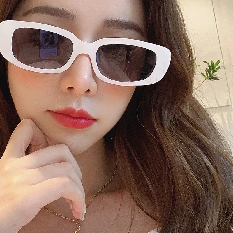 

Vintage Small Rectangle Sunglasses For Men Women Retro Brand Designer Square Sun Glasses Shades Female Driving Cycling Eyewear