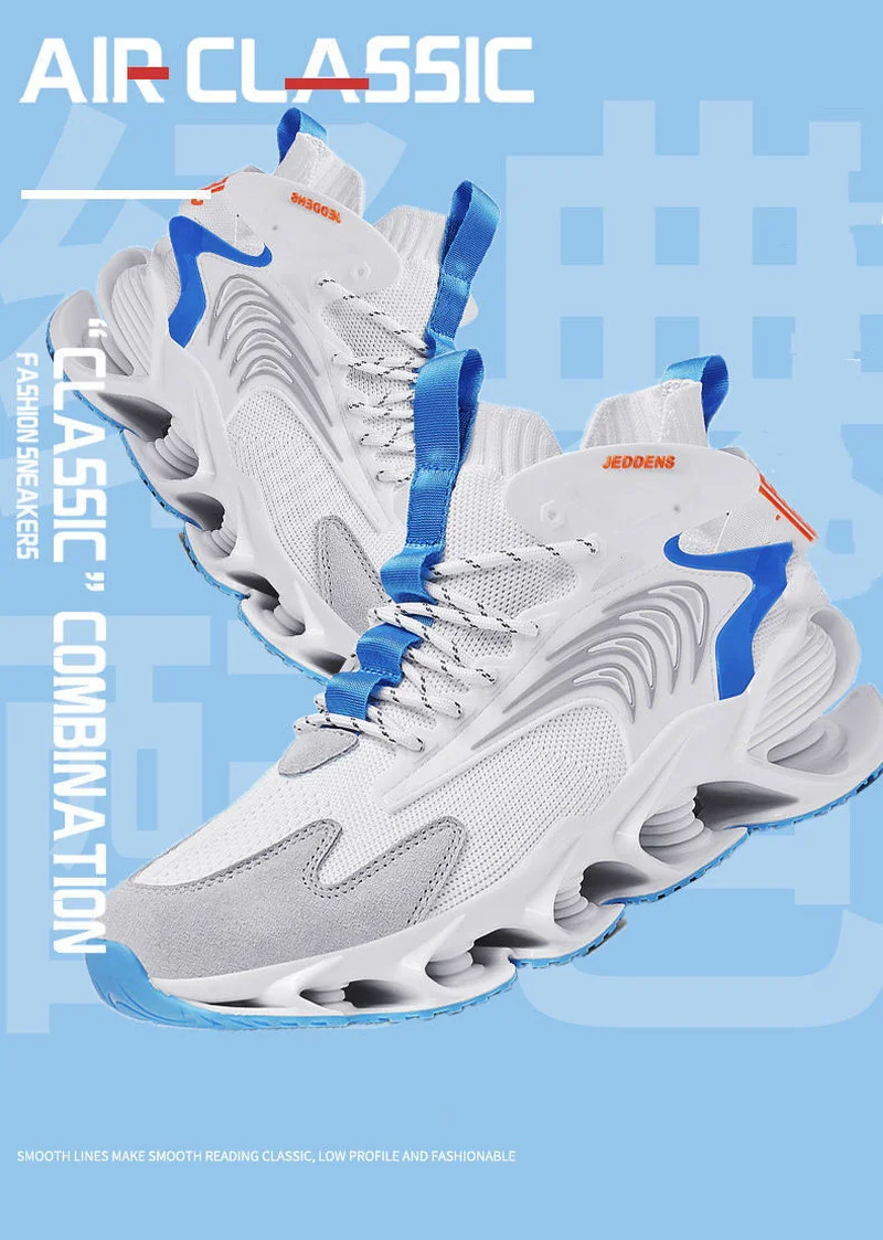 

221 Autumn New Men's Fashion Trend Breathable Casual Running Shoes Men's Non-slip Comfortable Wear-resistant Sports Shoes YX26