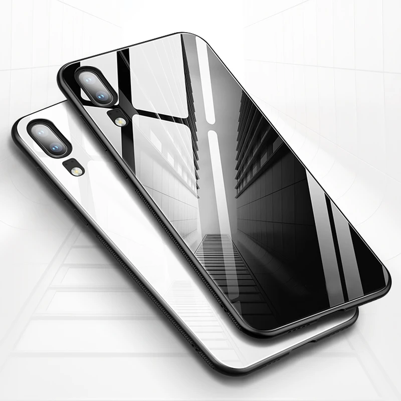 Стеклянный чехол YUETUO для телефона huawei p30 pro lite p30lite nova 4e p p20 p20lite 20 30 3e