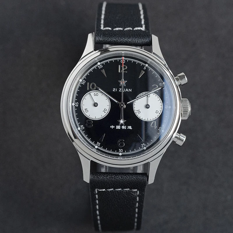 Мужские механические часы хронограф Seagull Move t 1963 38 мм мужские светящиеся наручные