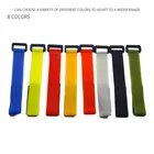 8 шт.лот держатель для удочки многоразовый связывающий пояс противоскользящая Волшебная наклейка инструмент для обертывания уличный рыболовный Гаджет оптовая продажа