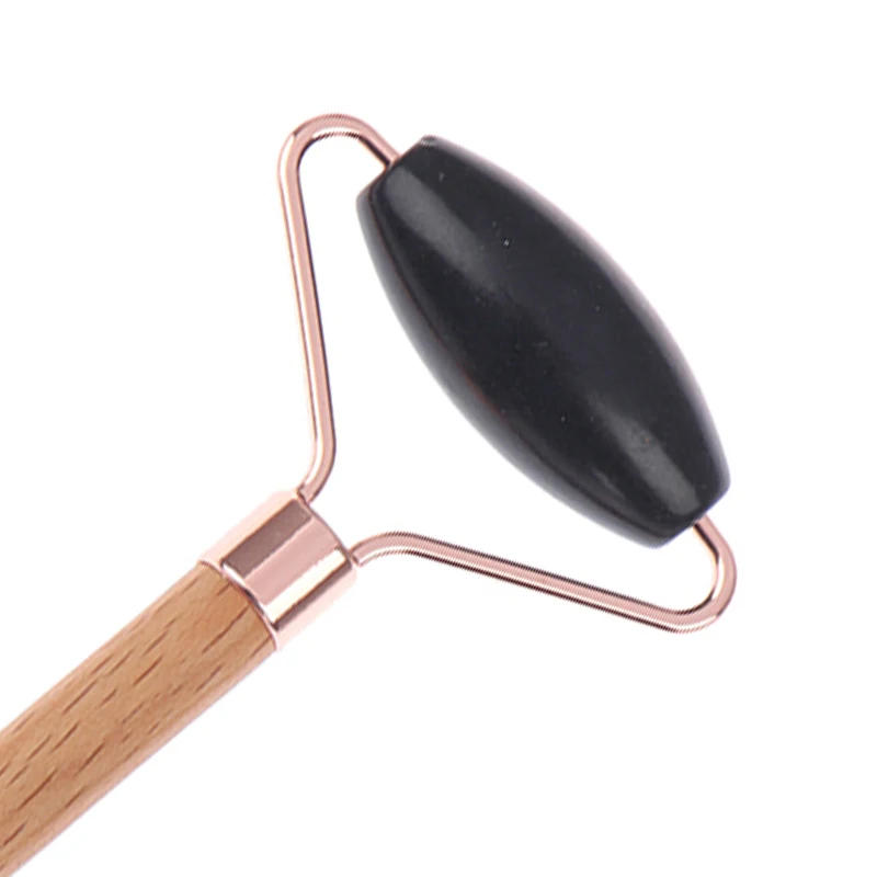 

2 Pieces of Jade Roller Facial Massager, Neck, Waist, Shoulder Scraping Gu Health Care Relaxing Facial Massage