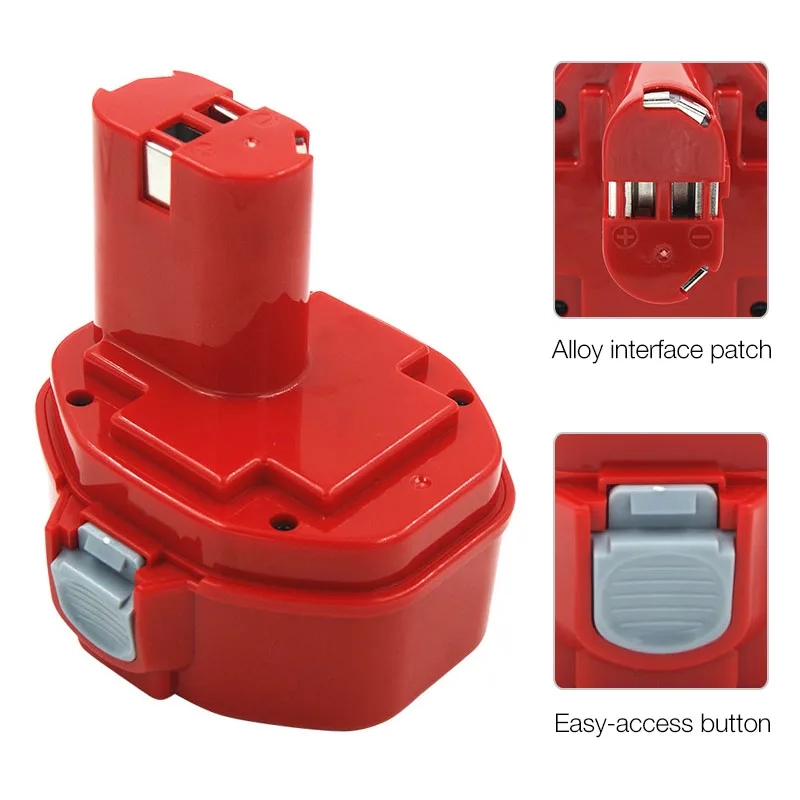 

PA14 14.4V 3000mAh Ni-CD NICD Replacement Rechargeable Battery for Makita 1420 1422 1433 1434 1435 6228D 6281D 6280D 1051D 6233D