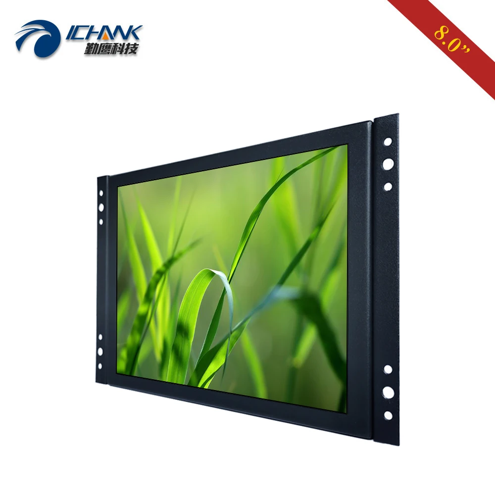 K080TN ABHV/8 дюймов 1024x768 маленький размер AV BNC VGA HDMI Встроенный Открытый каркас