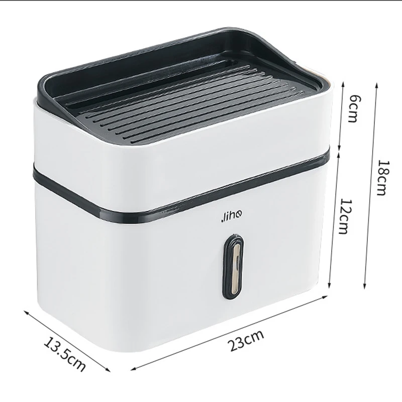 Держатель для туалетной бумаги ванной комнаты Комплект полок настенный ящик