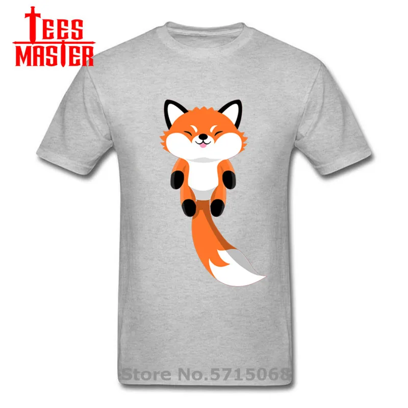 Футболка Kawaii Foxy Hunter Tail Мужская забавная хипстерская рубашка с рисунком рыжего