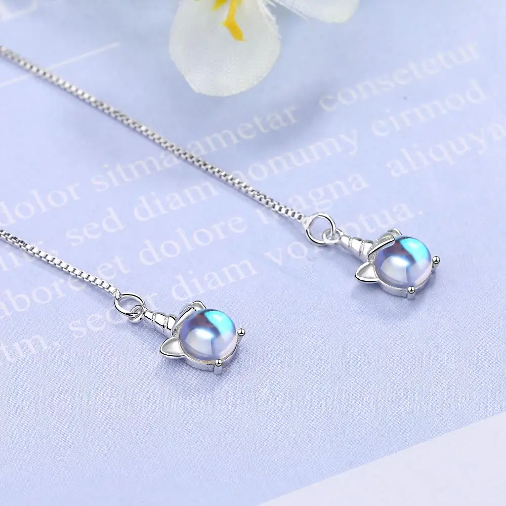 Todorova модные серьги для женщин фэнтези градиент кристалл единорог кисточка Ушная