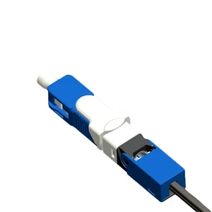 100pcspack ftth esc250d sc upc single mode sc apc optical fiber quick connector sc pc embedded type esc250d sc connector free global shipping
