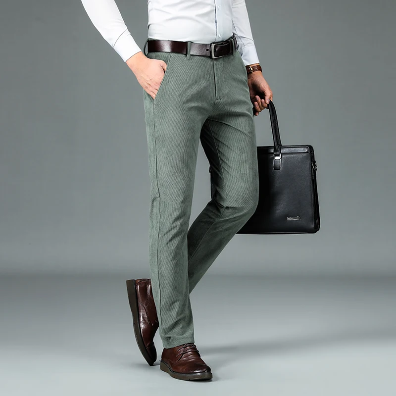 Мужские повседневные вельветовые брюки темно-синие прямые размеры 28-40 на все