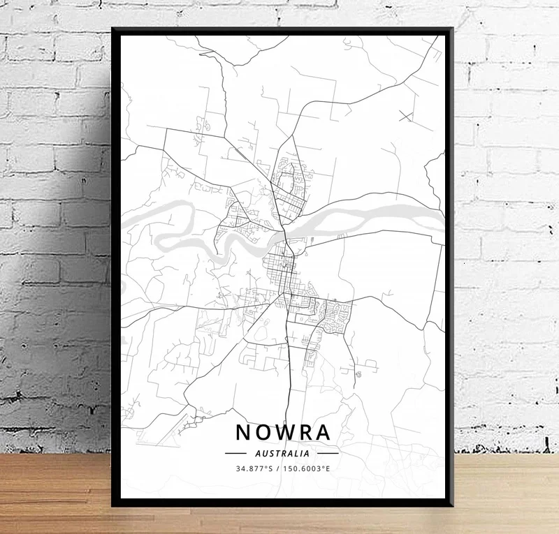 Мельбурн милдура Ньюкасл Нора Перт порт макуори Современная Карта города