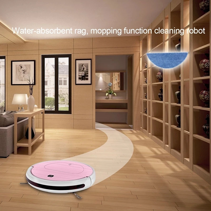 

3 in 1 Intelligent Automatic Sweeping Vacuuming Mop Sweeper Rechargeable Vacuum Cleaner Robot aspirapolvere For Home