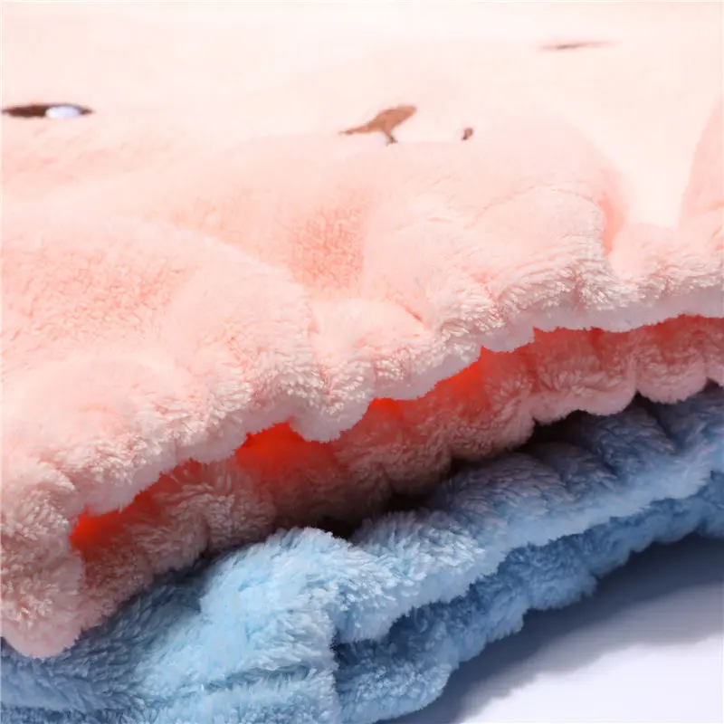 

Quickly Dry Hair Wrapped Towels Cute Cartoon Dry Hair Hat Bath Hats Portable Child Shower Cap Bath Accessories