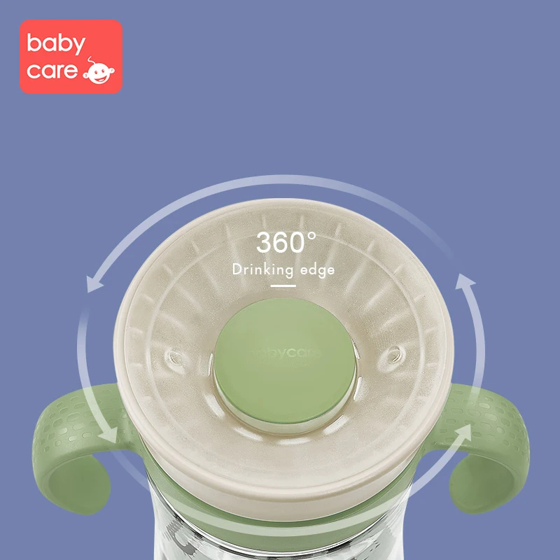 Babycare 260 мл чашка большая 360 градусная емкость для напитков детская ручка чашки