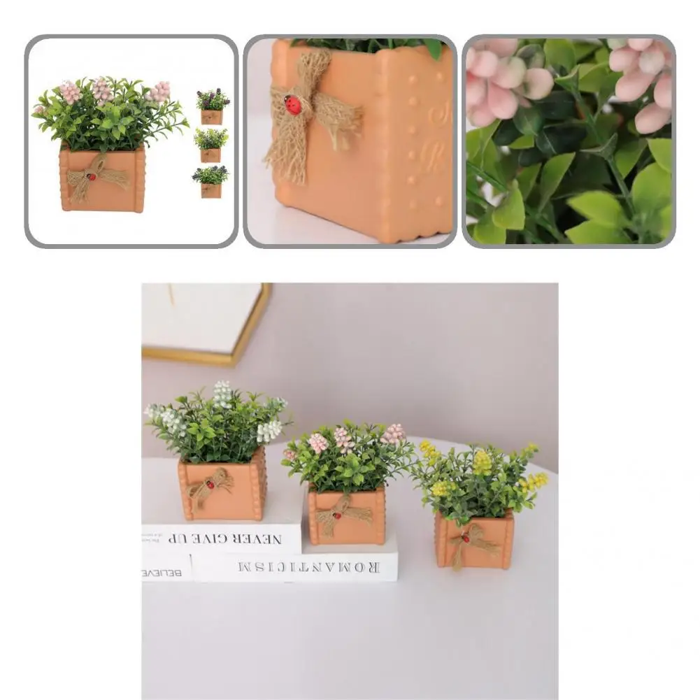 Хороший Искусственный ландшафт набор горшечных растений искусственный цветок
