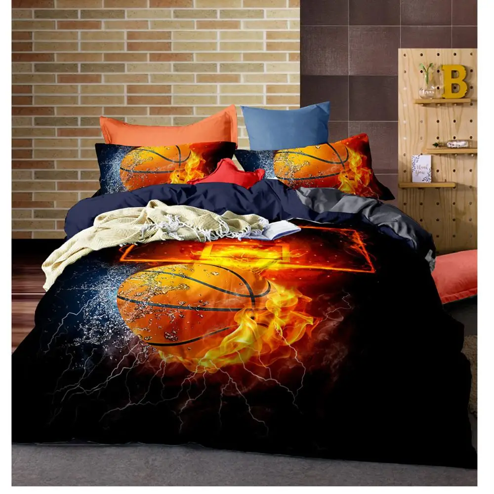 

Bedding Sets King Queen Luxury Sports Department Basketball Football Quilt Cover Pillow Case Duvet Cover Bed Comforters Sets