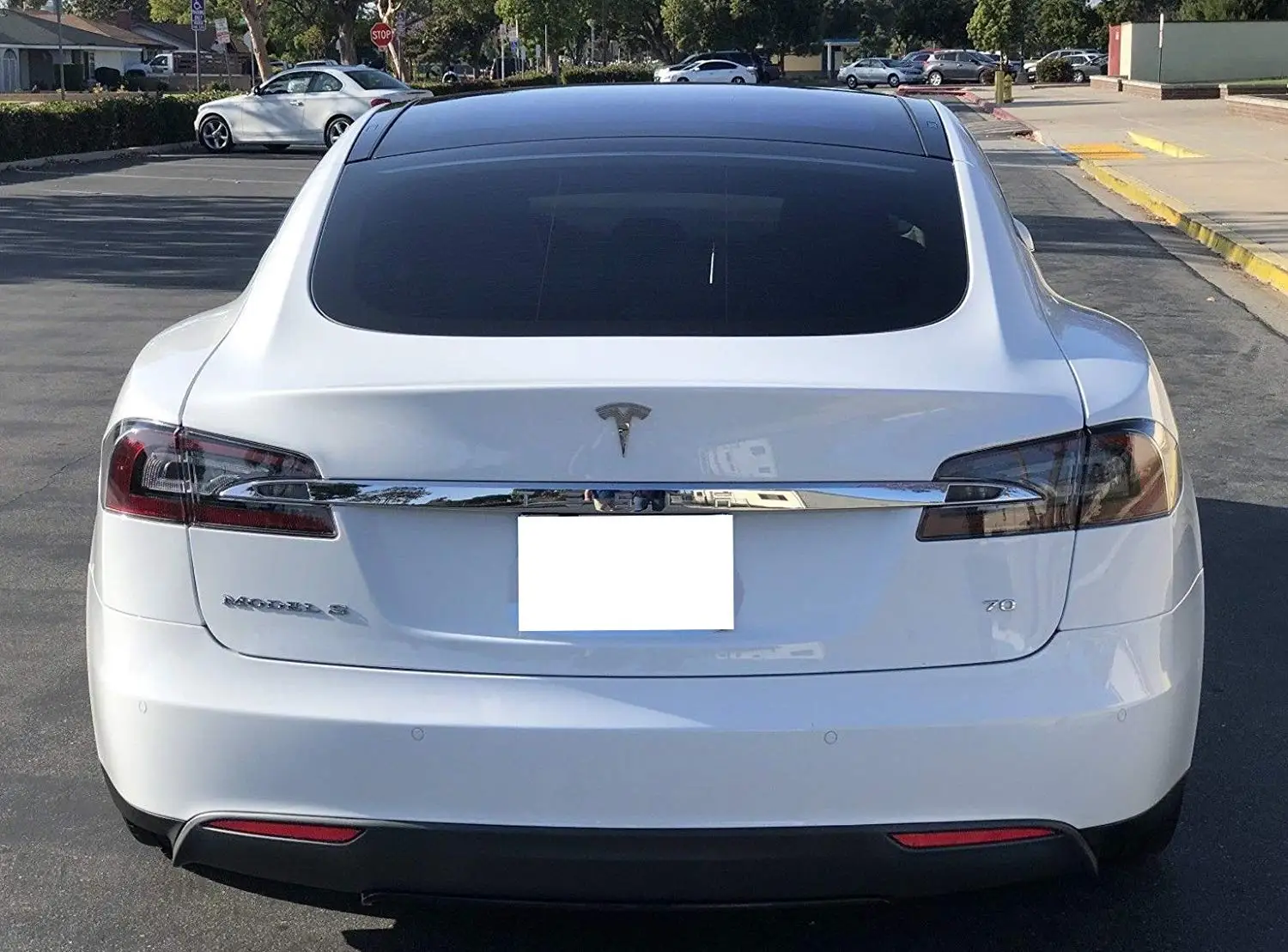 2 предмета в комплекте для Tesla модель 3 S X светодиодный задний бампер отражатель
