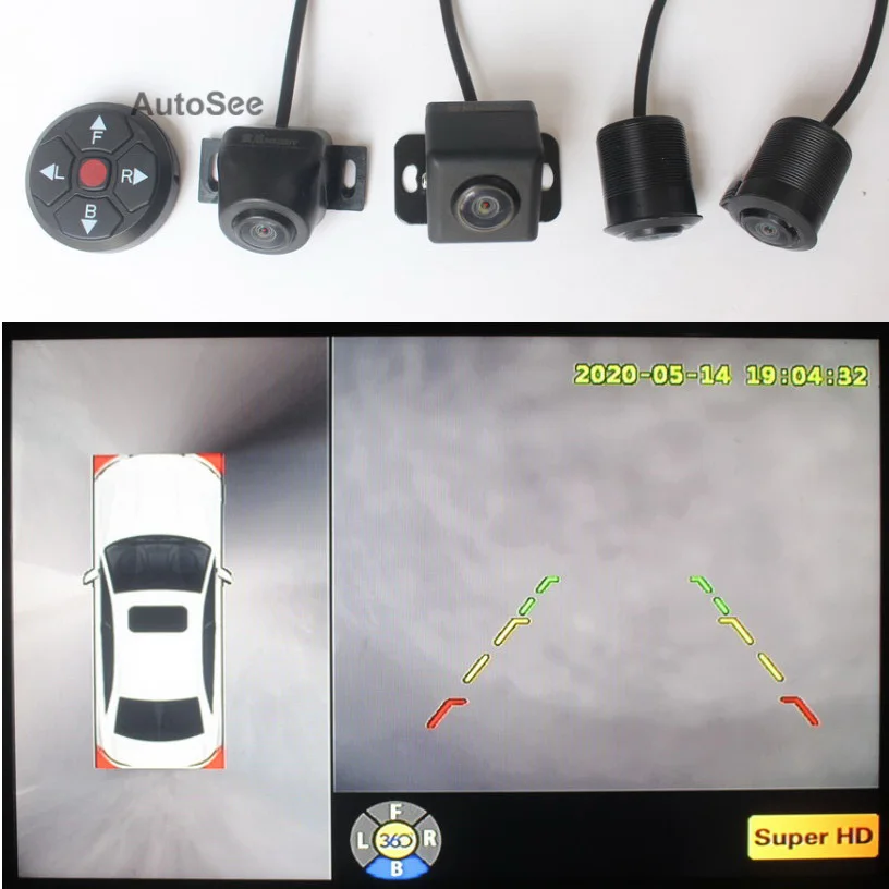 Автомобиль 360 градусов камера AVM свм вокруг системы мониторинга взгляда Птицы