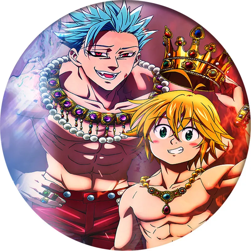 Брошь в стиле аниме Семь смертных грехов значок косплея мелиодас ястреб булавка