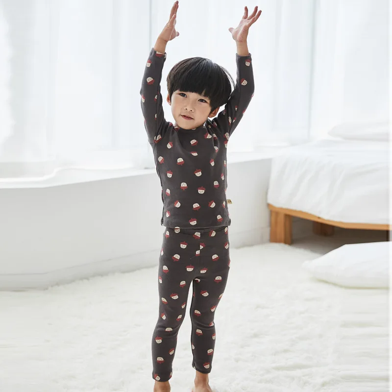 Новинка детский Пижамный костюм сезон осень-зима коллекция 2019 года одежда с