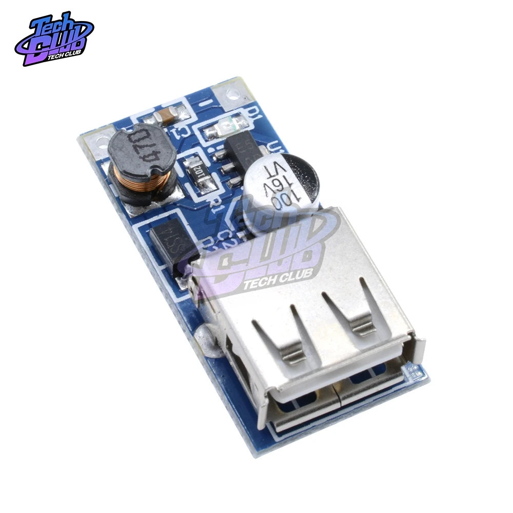 

Mini DC DC 0.9V-5V to 5V 600MA Power Bank Charger Step Up Boost Converter Supply Voltage Module USB Output Charging Circuit