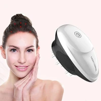 portable electric silicone dry massage brush cellulite massager comb head body slimming relax acupoint acupuncture health care
