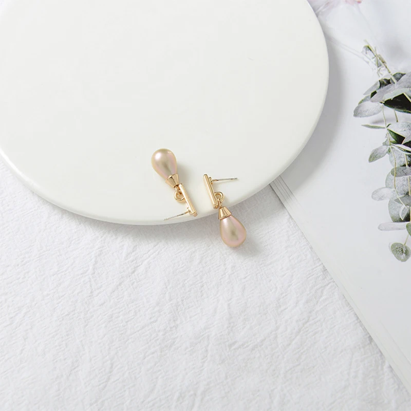 GHIDBK ручной работы с коротким стержнем и жемчугом в виде капли воды