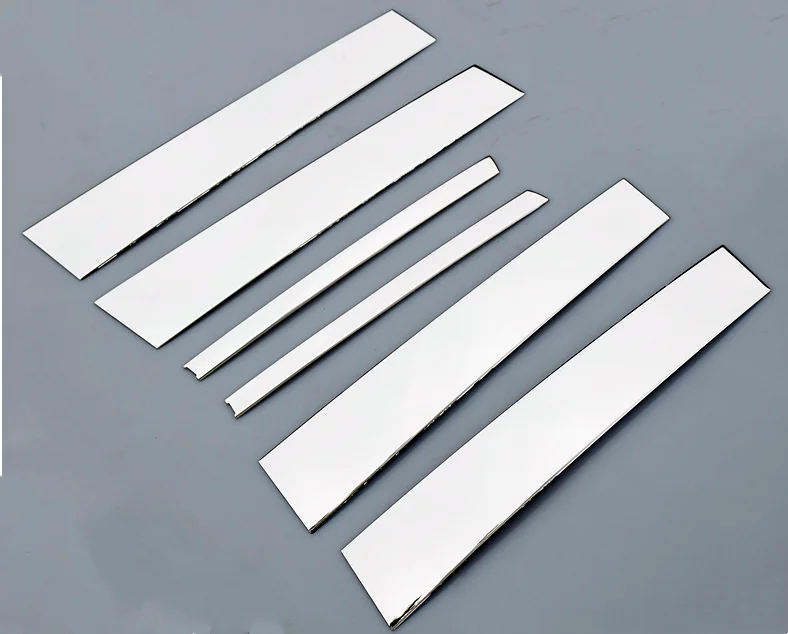 Накладки на столб автомобильного окна из нержавеющей стали для Chevrolet Equinox 2017 2018 2019