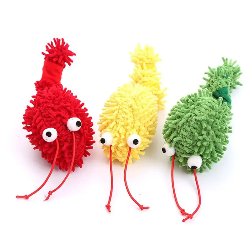 

Plush Squeak Dog Toy Pet Dog Cat Interesting Fleece Vibration Pet Molar Toy Dog Cat Chewing Toy For Teeth Cleaning Pet Products