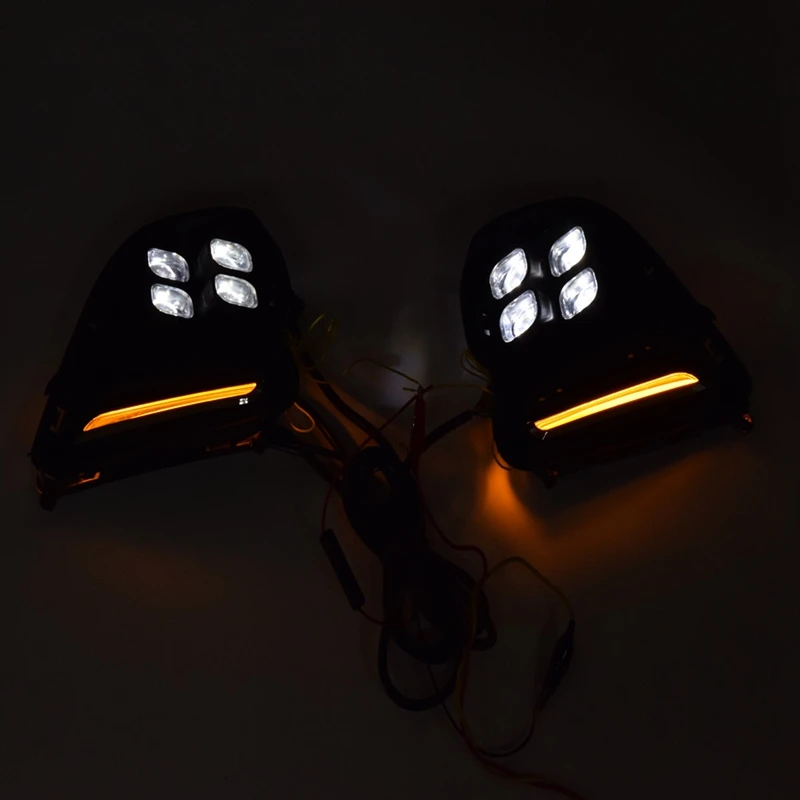 Автомобильные дневные ходовые огни противотуманная фара с поворотным сигналом