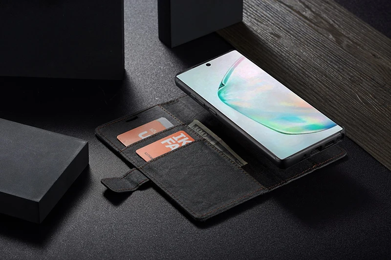WHATIF чехол для samsung Galaxy S10 S9 S8 Note10 Plus Note 10 9 8 откидная крышка съемная крафт-бумага кожаный бумажник чехол