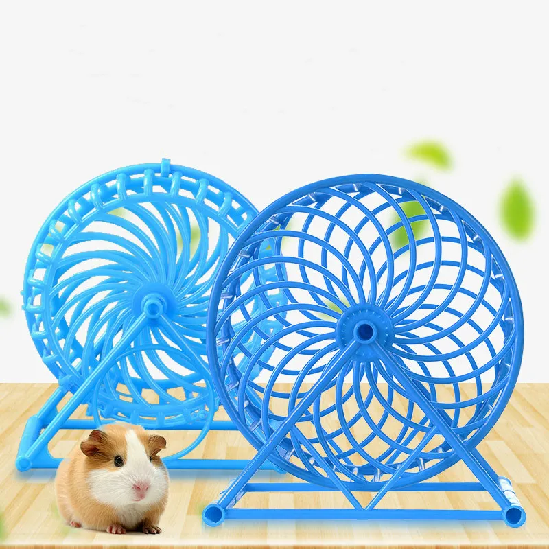 

Hamster supplies running wheel plastic large roller hamster wheel bracket pet toy full box bag