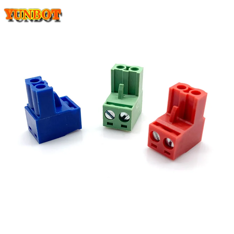 10PCS/LOT 3D printer parts HT5.08 2pin Terminal plug type 300 V 10A KF2EDGK 5.08mm pitch PCB connector terminal block | Компьютеры и