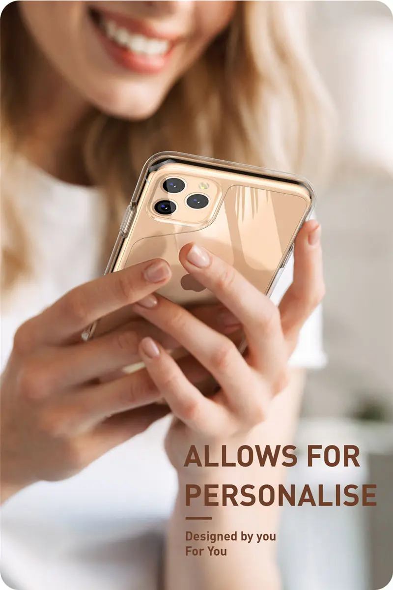 Чехол для iPhone 11 Pro Max 6,5 Дюймов( выпуск) i-Blason Halo серии устойчивый к царапинам ТПУ бампер+ прозрачная задняя крышка чехол
